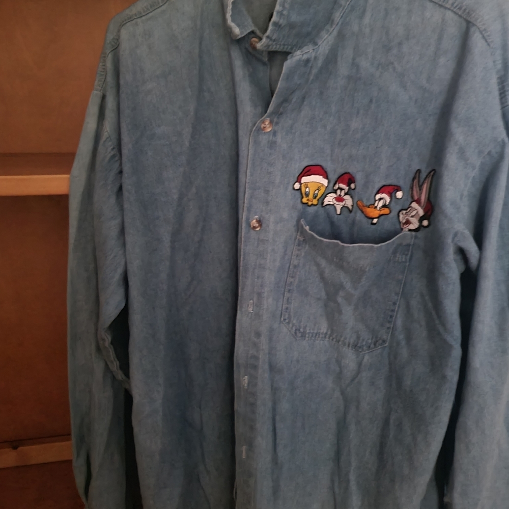 LOONEY TUNES WARNER BROTHERS DENIM COLLECTION SHIRT